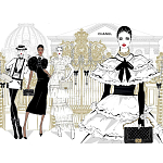 Megan Hess. Elegance варинант исполнения - 4 | Loft Concept в Нижнем Новгороде