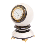 Часы настольные в виде шара из натурального камня Ball Stone Clock варинант исполнения - 10 | Loft Concept в Нижнем Новгороде