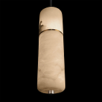 Подвесной светильник с цилиндрическим плафоном из белого алебастра Cryptocrystalline Stone варинант исполнения - 8 | Loft Concept в Нижнем Новгороде