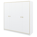 Шкаф белый четырёхдверный для одежды Antique Order варинант исполнения - 1 | Loft Concept в Нижнем Новгороде