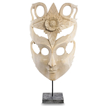 Маска ручной работы деревянная с резьбой Mask of Happiness варинант исполнения - 1 | Loft Concept в Нижнем Новгороде