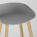 Барный стул на ножках из натурального дерева Boras Grey варинант исполнения - 7 | Loft Concept в Нижнем Новгороде