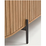 Буфет высокий из дерева манго и металла с открытыми полками и 2-мя дверцами Toinette варинант исполнения - 4 | Loft Concept в Нижнем Новгороде