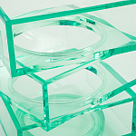 Стол журнальный в форме кубов Acrylic Furniture Lumina Mint Breeze варинант исполнения - 4 | Loft Concept в Нижнем Новгороде