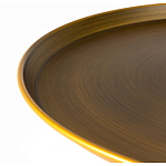 Столик журнальный металлический в форме перевернутого бокала Golden Glass варинант исполнения - 1 | Loft Concept в Нижнем Новгороде