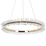 Кольцевая люстра с хрустальным декором Rowan Crystal Ring Horizontal Chandelier варинант исполнения - 3 | Loft Concept в Нижнем Новгороде