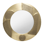 Зеркало золотое со вставками в виде геометрических фигур варинант исполнения - 1 | Loft Concept в Нижнем Новгороде