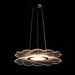 Люстра с прозрачным волнистым плафоном в форме цветка Ethereal Bloom варинант исполнения - 3 | Loft Concept в Нижнем Новгороде