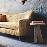 Дизайнерский журнальный стол с круглой каменной столешницей Utezu варинант исполнения - 3 | Loft Concept в Нижнем Новгороде