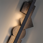 Бра вертикальное с черными кругами и квадратами Gravyura варинант исполнения - 2 | Loft Concept в Нижнем Новгороде