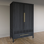 Шкаф платяной Primo с выдвижными ящиками шпон Светлый дуб варинант исполнения - 3 | Loft Concept в Нижнем Новгороде