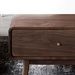 Кофейный стол из дерева с ящиком и нишей для хранения Coffee Walnut Table варинант исполнения - 5 | Loft Concept в Нижнем Новгороде