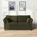 Диван с обивкой из велюра зеленый Gibbs Dark Green Sofa варинант исполнения - 6 | Loft Concept в Нижнем Новгороде