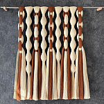 Дизайнерский Декор на стену с кисточками из хлопковых нитей wall panel Thread brushes варинант исполнения - 1 | Loft Concept в Нижнем Новгороде