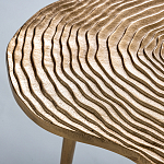 Металлический кофейный столик Puddle Gold варинант исполнения - 3 | Loft Concept в Нижнем Новгороде