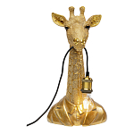 Настольная лампа в детскую Жираф в золотом костюме варинант исполнения - 2 | Loft Concept в Нижнем Новгороде