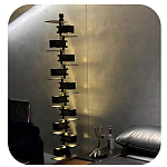 Торшер с каркасом из множества полок Links варинант исполнения - 1 | Loft Concept в Нижнем Новгороде