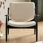 Кресло с каркасом и ножками из древесины и мягкими сиденьем и спинкой Venice варинант исполнения - 7 | Loft Concept в Нижнем Новгороде