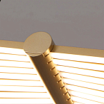 Люстра в виде распахнутых крыльев из тонких металлических планок Flight of Freedom варинант исполнения - 2 | Loft Concept в Нижнем Новгороде