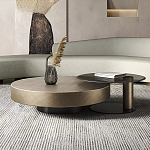 Комплект их 2-х круглых дизайнерских журнальных столов Difelap варинант исполнения - 1 | Loft Concept в Нижнем Новгороде