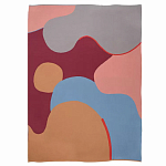 Плед из хлопка с абстрактным принтом Elysian Flow Ember варинант исполнения - 1 | Loft Concept в Нижнем Новгороде