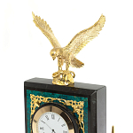 Настольный письменный набор из змеевика тёмно-зелёного цвета с декором в виде орла Successful Leader варинант исполнения - 3 | Loft Concept в Нижнем Новгороде