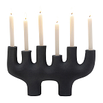 Подсвечник алюминиевый черный Ember варинант исполнения - 1 | Loft Concept в Нижнем Новгороде