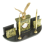 Настольный письменный набор из змеевика и бронзы с декором в виде орла Successful Leader варинант исполнения - 2 | Loft Concept в Нижнем Новгороде