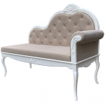 Рекомье со спинкой в стиле прованс Montmartre Provence Ottoman варинант исполнения - 3 | Loft Concept в Нижнем Новгороде