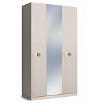 Шкаф трёхдверный с 1-ой зеркальной дверью Satin Furniture варинант исполнения - 1 | Loft Concept в Нижнем Новгороде