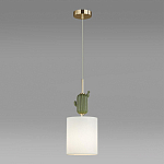 Подвесной светильник с декором в виде кактуса из керамики Opuntia D18 см варинант исполнения - 4 | Loft Concept в Нижнем Новгороде