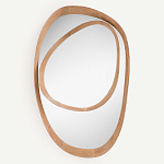 Ассиметричное зеркало в дубовой раме Infinity Symbol варинант исполнения - 1 | Loft Concept в Нижнем Новгороде