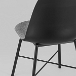 Стул из прочного пластика на металлическом основании Anora Black варинант исполнения - 6 | Loft Concept в Нижнем Новгороде