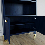 Книжный Стеллаж Elsa Dreams Blue с задней стенкой варинант исполнения - 3 | Loft Concept в Нижнем Новгороде