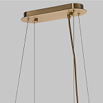 Люстра подвесная с овальными подвесками из стекла дымчатого цвета Harlow Crystal Round варинант исполнения - 6 | Loft Concept в Нижнем Новгороде