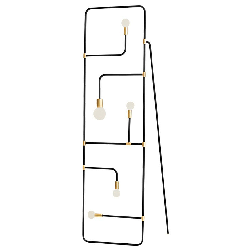 Торшер Beaubien 05 by Lambert & Fils Черный Золотой в Нижнем Новгороде | Loft Concept 