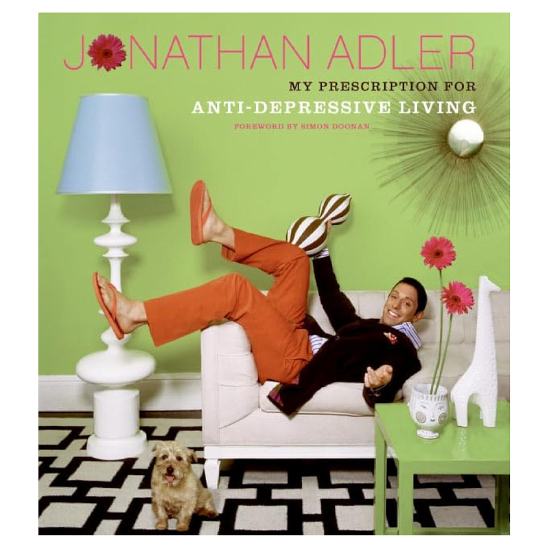 Коллекционный Арт-альбом  My Prescription for Anti-Depressive Living by Jonathan Adler 2005 Букинистика  в Нижнем Новгороде | Loft Concept 