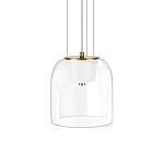 Подвесной светильник с цилиндрическим прозрачным стеклянным плафоном Grada Light варинант исполнения - 1 | Loft Concept в Нижнем Новгороде