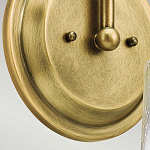 Бра с прозрачным стеклянным абажуром в форме цилиндра Kichler варинант исполнения - 10 | Loft Concept в Нижнем Новгороде