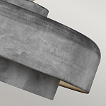 Подвесной светильник с массивным круглым стальным плафоном серого цвета в индустриальном стиле на цепи Feiss варинант исполнения - 7 | Loft Concept в Нижнем Новгороде