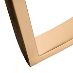 Консоль с белая овальная с мраморной столешницей Thoroughbass  варинант исполнения - 3 | Loft Concept в Нижнем Новгороде