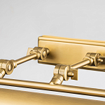 Светильник для картин цвета состаренная латунь с широким плафоном на прямоугольном основании Elstead Lighting варинант исполнения - 3 | Loft Concept в Нижнем Новгороде