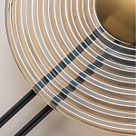 Бра с янтарным стеклянным диском и золотистыми акцентами Savio Glass Disc варинант исполнения - 4 | Loft Concept в Нижнем Новгороде