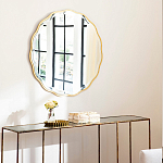 Золотое настенное зеркало Yvon Mirror варинант исполнения - 3 | Loft Concept в Нижнем Новгороде