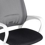 Офисное кресло с основанием из белого пластика Desk chairs Black варинант исполнения - 6 | Loft Concept в Нижнем Новгороде