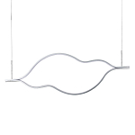 Подвесной светильник волнообразный изогнутый на двух тросах 123 см Spiral Lighting варинант исполнения - 1 | Loft Concept в Нижнем Новгороде