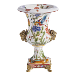 Ваза из фарфора с бронзовыми Овнами Bronze Aries варинант исполнения - 2 | Loft Concept в Нижнем Новгороде