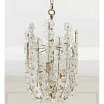 Подвесной светильник декорированный цветами из стекла Lightness of Flowers варинант исполнения - 3 | Loft Concept в Нижнем Новгороде