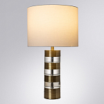 Настольная лампа с цилиндрическим основанием и белым абажуром Crystal Harmony  варинант исполнения - 1 | Loft Concept в Нижнем Новгороде