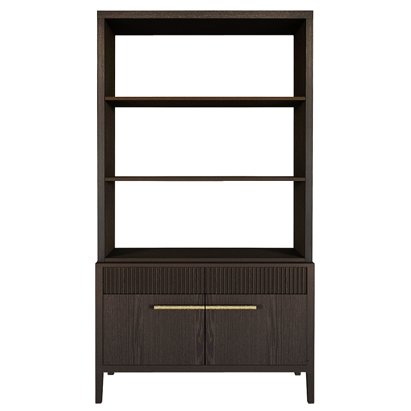 Стеллаж Primo с ящиками Темный орех Орех в Нижнем Новгороде | Loft Concept 